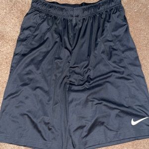 Nike gray shorts.